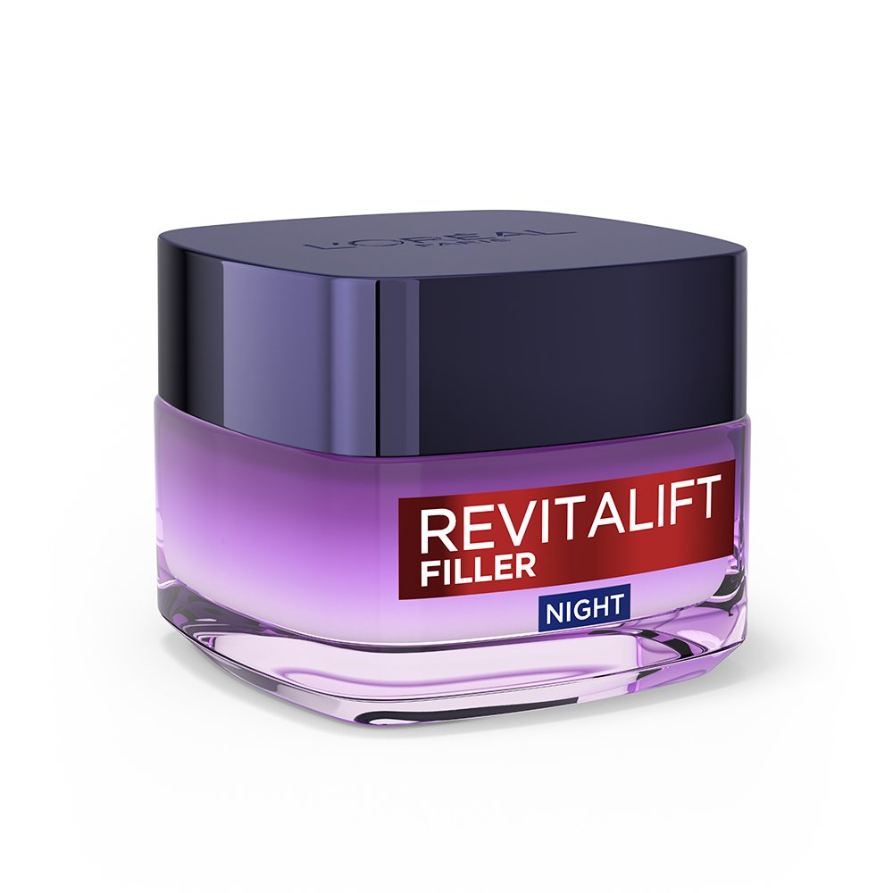 2024 OAP SkinCare Revitalift Filler Hyaluron Anti Wrinkle Cream NIGHT 50ml Pack 3Q 1000x1000